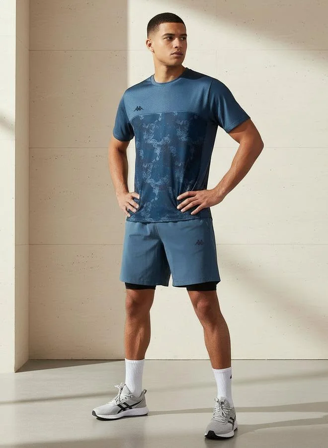 Kappa Kappa Men Logo Print Dual Shorts